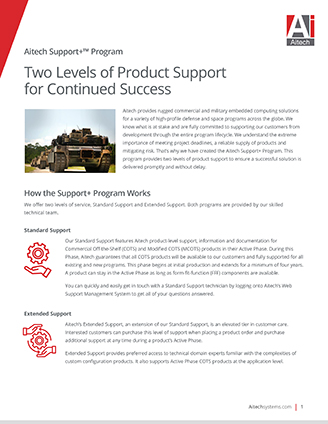 Aitech Support+ Flyer thumbnail